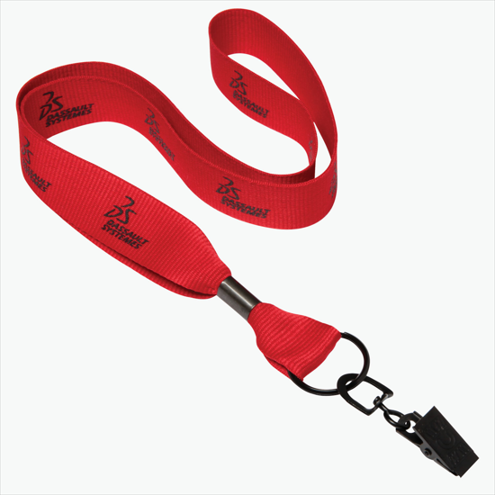 MARCO 1 Economy Polyester Lanyard - Swivel Bulldog Clip