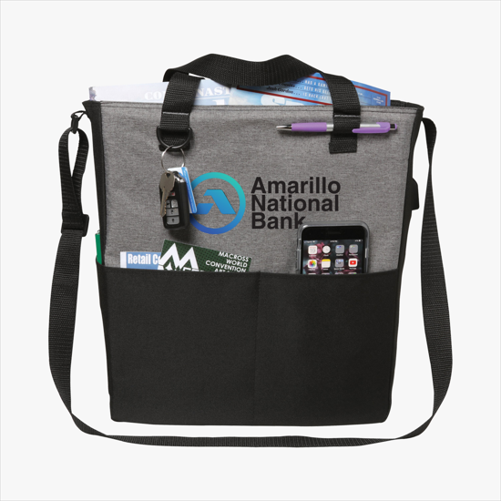 Bueller Convention Tote w/USB Port - Full Color