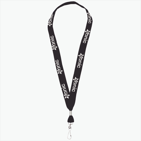 1 One Ply Cotton Lanyard - Swivel J-Hook