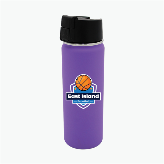 20 oz Halcyon Soft Touch Sport Bottle - Full Color