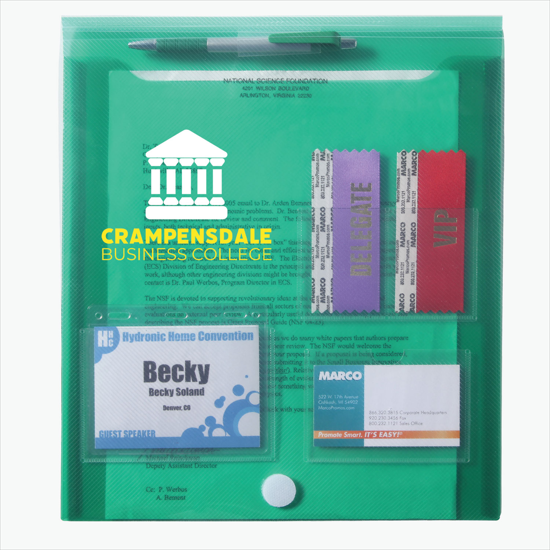 Poly Top Open Registration Case - Multi-Color Imprint