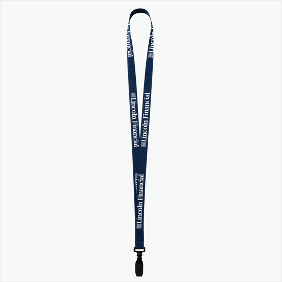 Plan Ahead & Save 5/8 Polyester Lanyard - Plastic Bulldog Clip