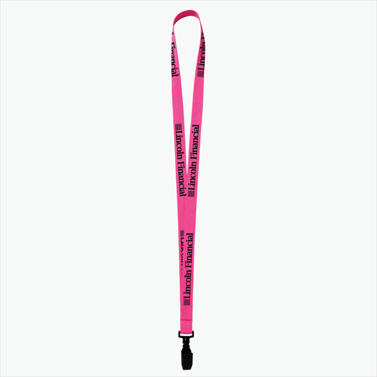 Plan Ahead & Save 5/8 Polyester Lanyard - Plastic Bulldog Clip