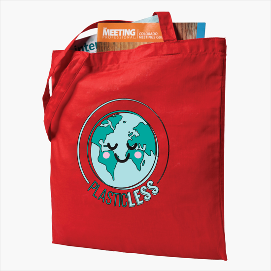Basic Cotton Convention Tote - 15 x 15 - Full Color