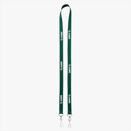 Plan Ahead & Save 5/8 Double-End Polyester Lanyard w/Double J-Hook