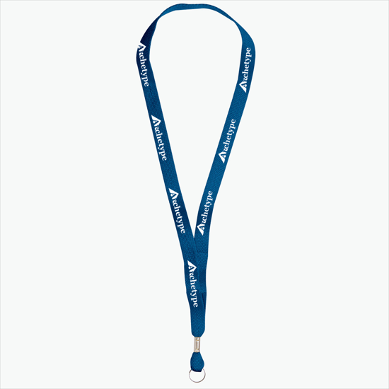 5/8 One Ply Cotton Lanyard - Split Ring