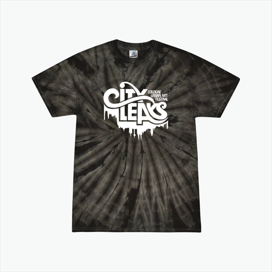 Tie Dyed Cotton Tee Adult - Spider