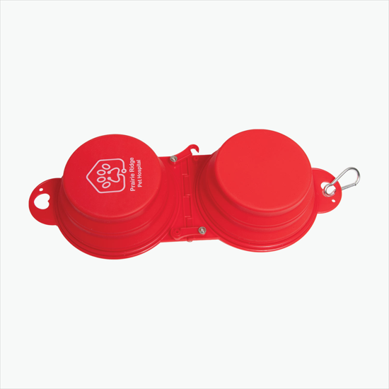 Top Tail Double Collapsible Pet Bowl