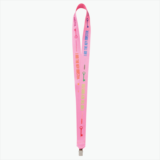 Plan Ahead & Save - 1 Economy Poly-Dye Full-Color Printed Lanyard w/Non-Swivel Bulldog Clip