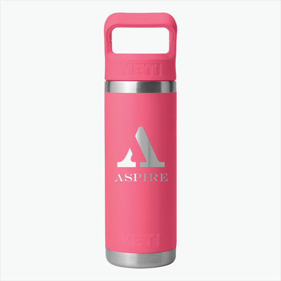 YETI Rambler 18 oz. Water Bottle with Color-Matched Straw Cap