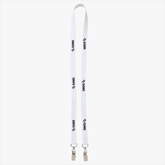 Plan Ahead & Save 5/8 Double-End Polyester Lanyard w/Double Swivel Bulldog Clip