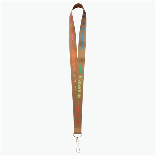 Plan Ahead & Save - 1 Economy Poly-Dye Full-Color Printed Lanyard w/J-Hook