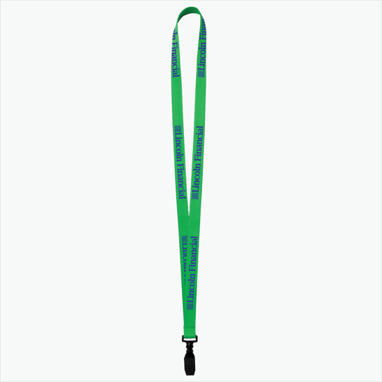 Plan Ahead & Save 5/8 Polyester Lanyard - Plastic Bulldog Clip