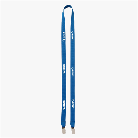 Plan Ahead & Save 5/8 Double-End Polyester Lanyard w/Double Non-Swivel Bulldog Clip
