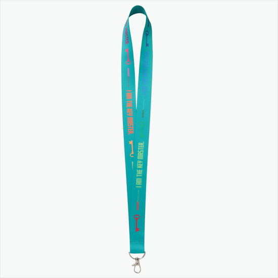 Plan Ahead & Save - 1 Economy Poly-Dye Full-Color Printed Lanyard w/Lobster Claw