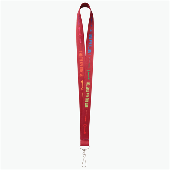 Plan Ahead & Save - 1 Economy Poly-Dye Full-Color Printed Lanyard w/J-Hook