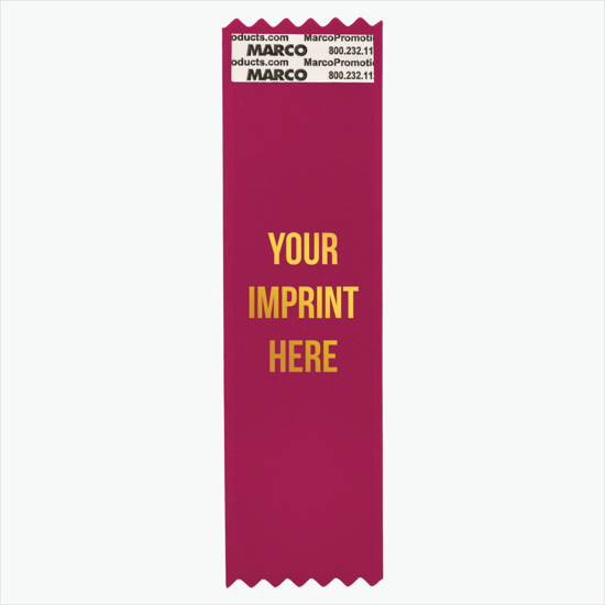 1-5/8 x 6 Custom Vertical Ribbon