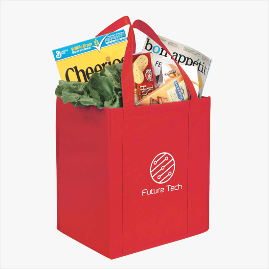 80 GSM Value Grocery Tote - 15 x 13 - 24-Hour Production