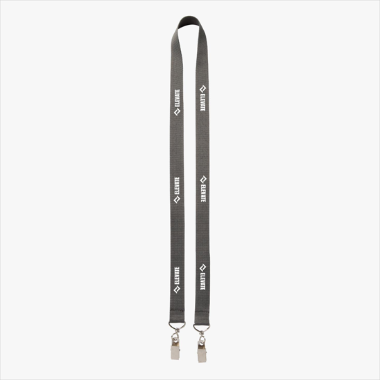 Plan Ahead & Save 3/4 Double-End Polyester Lanyard w/Double Swivel Bulldog Clip