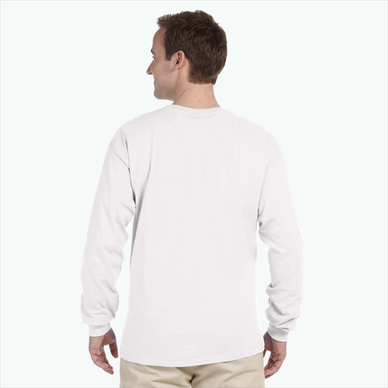Gildan® Adult Long-Sleeve T-Shirt - Whites