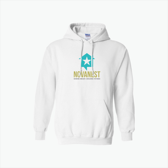 Full Color Gildan Adult 50/50 Hooded Sweatshirt