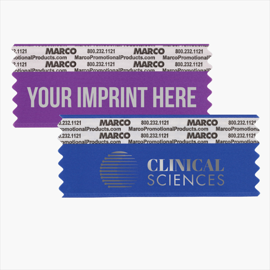 3 1/2 x 1 5/8 Horizontal Ribbon - Custom Title