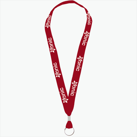 1 One Ply Cotton Lanyard - Split Ring