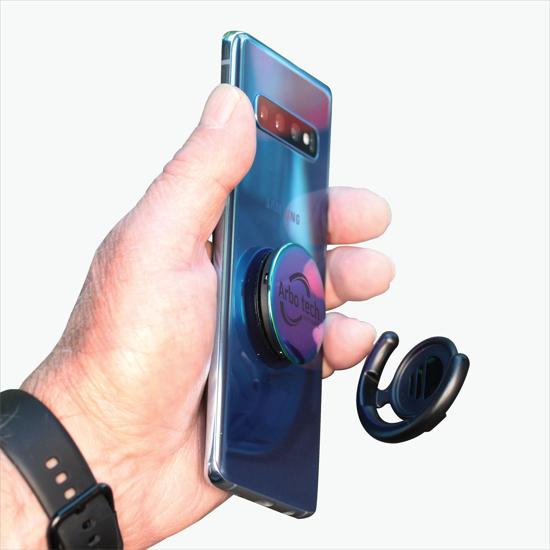 PopSockets® Phone Stand with Mount - Iridescent