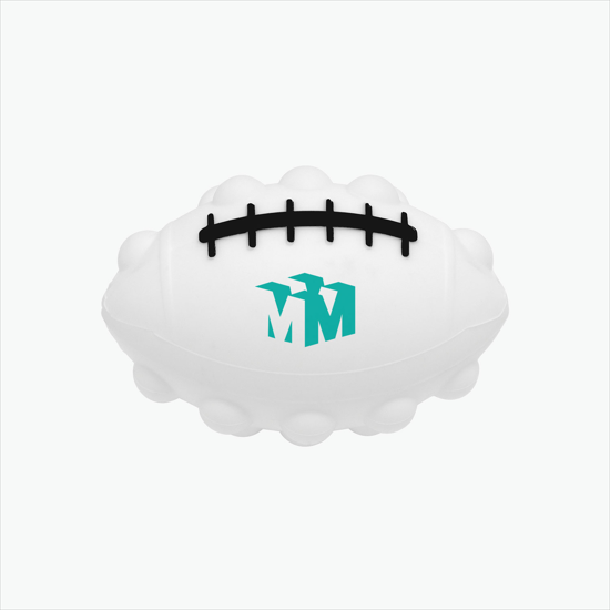 Football Push Pop Bubble Stress Reliever