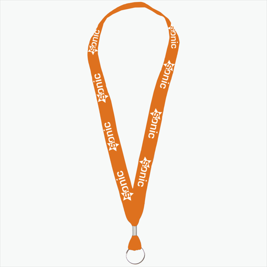 1 One Ply Cotton Lanyard - Split Ring