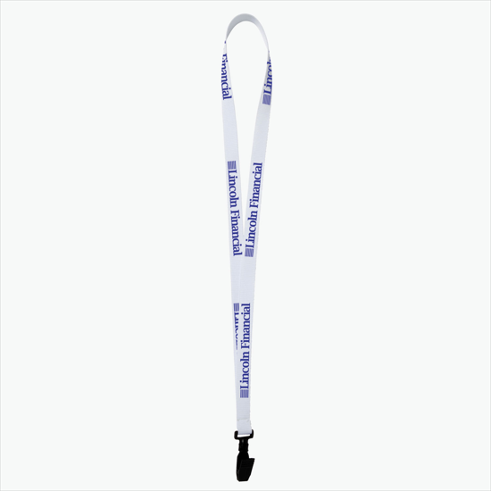 Plan Ahead & Save 5/8 Polyester Lanyard - Plastic Bulldog Clip
