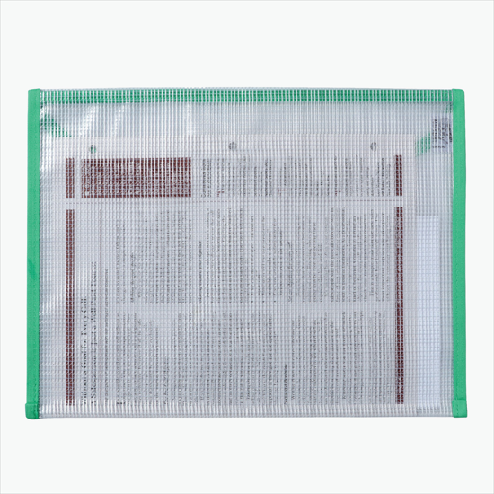 PolyWeave Medium Snap Document Pouch - Multi-Color Imprint