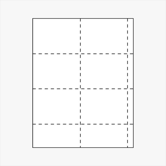Blank Laser Insert Stock - 3 x 4 - Colors - Pack of 500 Inserts