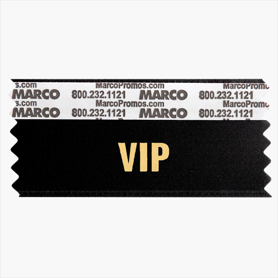 VIP Horizontal Ribbon - 3 1/2 x 1 5/8