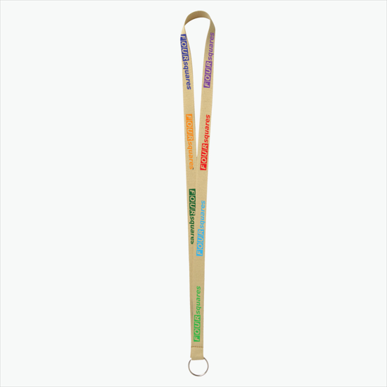 Plan Ahead & Save - 5/8 Economy Poly-Dye Full-Color Printed Lanyard w/Key Ring