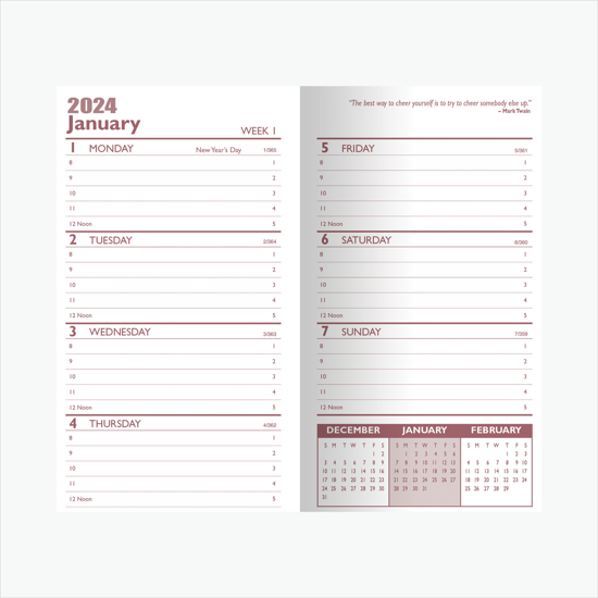 Weekly Planner with Pen