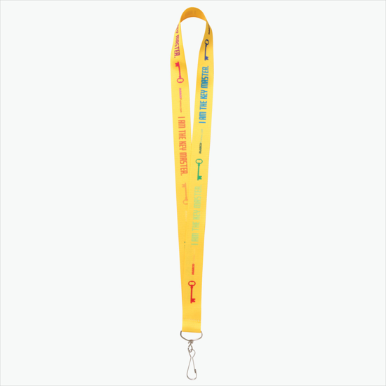 Plan Ahead & Save - 1 Economy Poly-Dye Full-Color Printed Lanyard w/J-Hook
