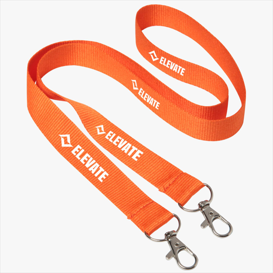 Plan Ahead & Save 3/4 Double-End Polyester Lanyard w/Double Lobster Claw