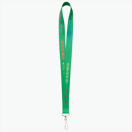 Plan Ahead & Save - 1 Economy Poly-Dye Full-Color Printed Lanyard w/J-Hook