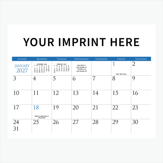 Custom Photos FSC Wall Calendar - Spiral Bound