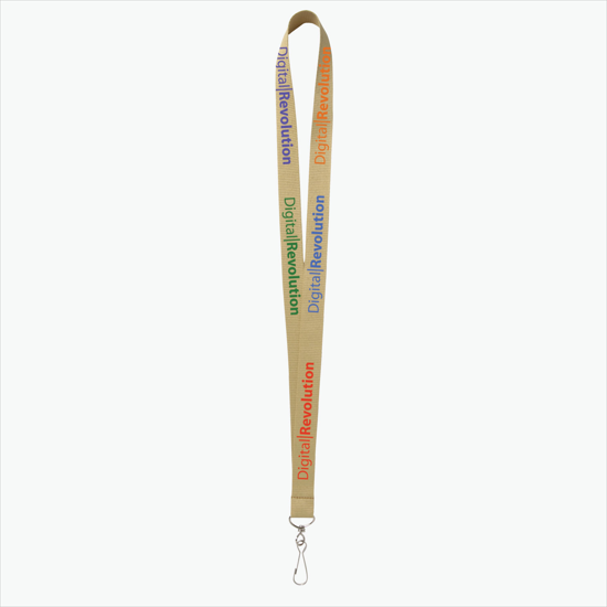 Plan Ahead & Save - 3/4 Economy Poly-Dye Full-Color Printed Lanyard w/J-Hook