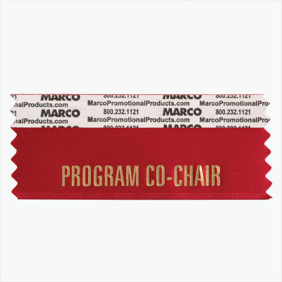 PROGRAM CO-CHAIR Ribbon - Horizontal