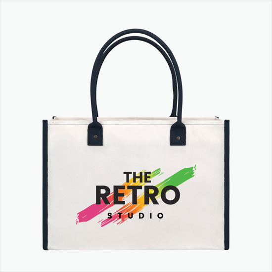 Grande Market Cotton Tote - Full Color
