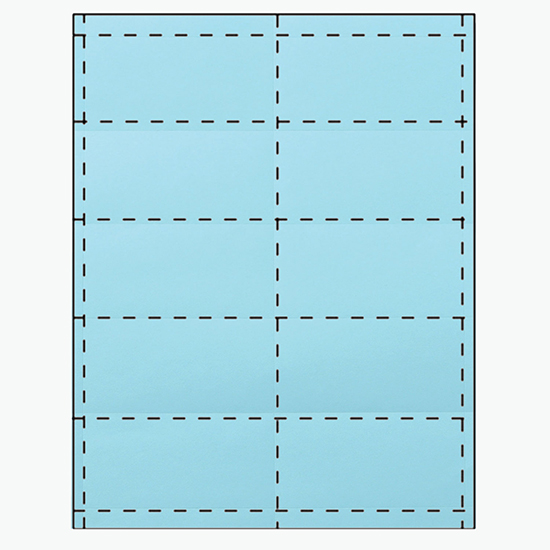 Blank Laser Ticket Stock - 2 x 4 - Pack of 500 Tickets