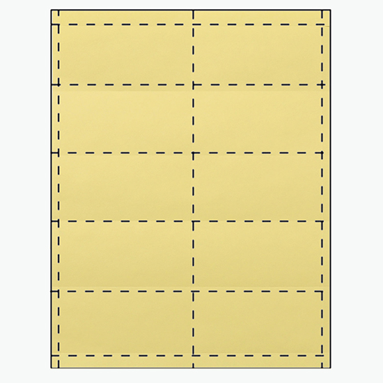 Blank Laser Ticket Stock - 2 x 4 - Pack of 500 Tickets