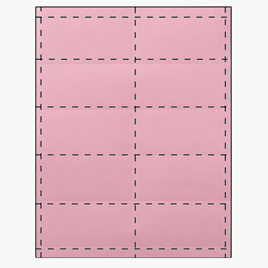 Blank Laser Ticket Stock - 2 x 4 - Pack of 500 Tickets