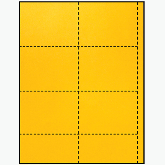 Blank Laser Insert Stock - 2 1/2 x 4 - Colors - Pack of 500 Inserts