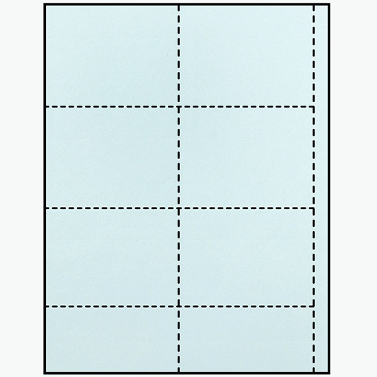 Blank Laser Insert Stock - 2 1/2 x 4 - Colors - Pack of 500 Inserts