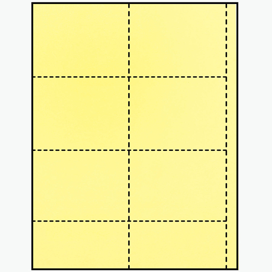 Blank Laser Insert Stock - 2 1/2 x 4 - Colors - Pack of 500 Inserts