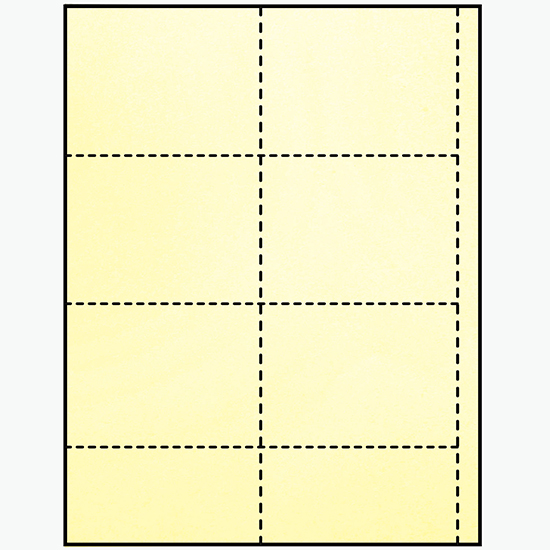 Blank Laser Insert Stock - 2 1/2 x 4 - Colors - Pack of 500 Inserts